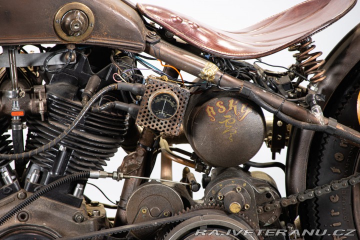 Harley-Davidson Ostatní modely RAT BIKE INSPIRED KNUCKLEHEAD ENGINE 1989