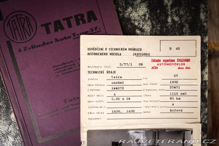 Tatra 57 kabriolet 1932