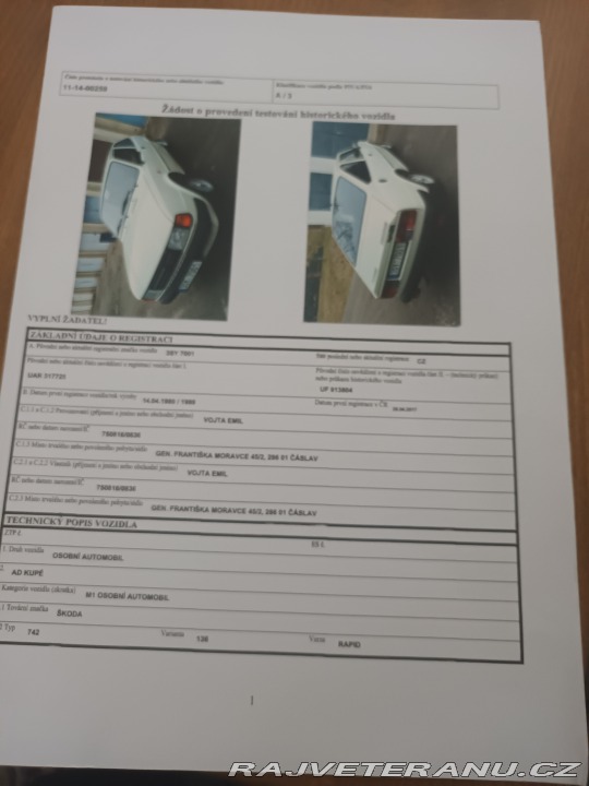 Škoda Rapid 742.136 1989
