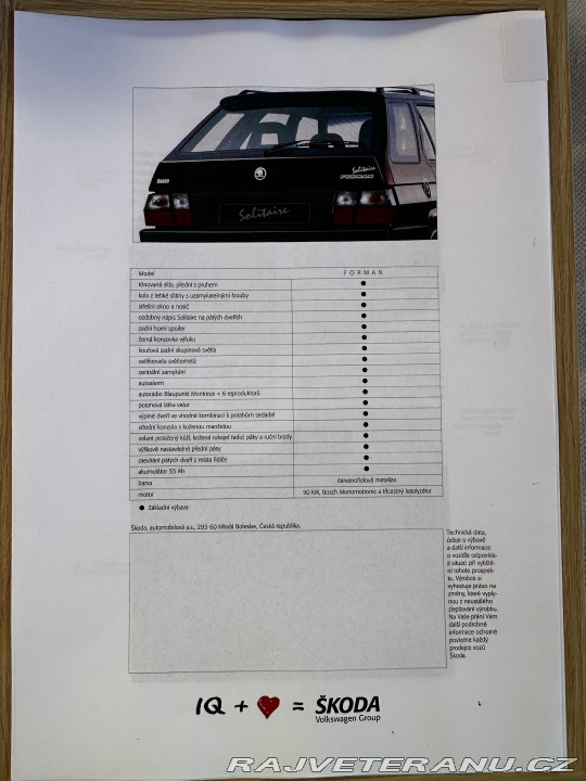 Škoda Forman Solitaire GLXi 1994