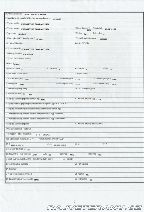 Ford T 1922 Luxury Sedan 1922