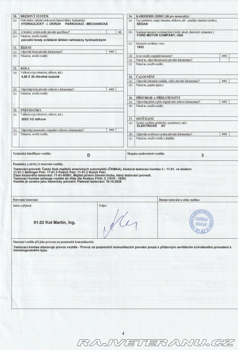 Ford T 1922 Luxury Sedan 1922