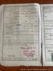 Jawa 250 250/353 kývačka 1959