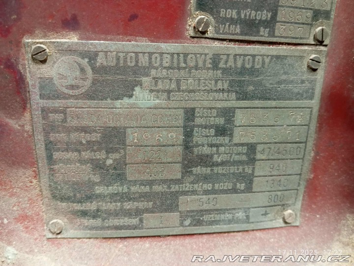 Škoda Octavia Combi 1969