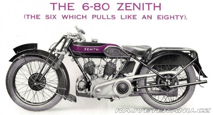 Ostatní značky Ostatní modely Zenith Model 6-80 1927