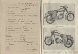 Jawa Ostatní modely 125/355 1954