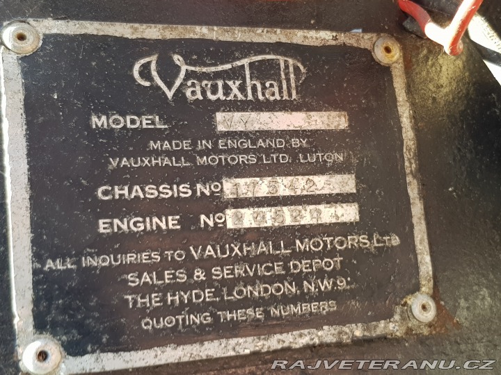 Chevrolet Ostatní modely Vauxhall Cadet 1932