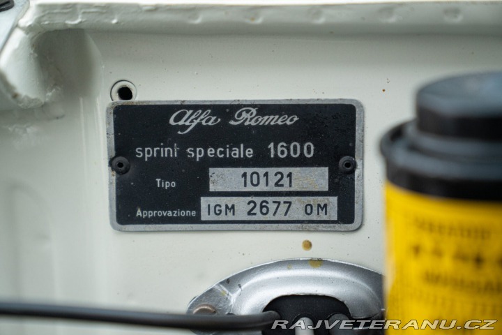 Alfa Romeo Giulia 1.6 SS SPRINT SPECIALE 1964
