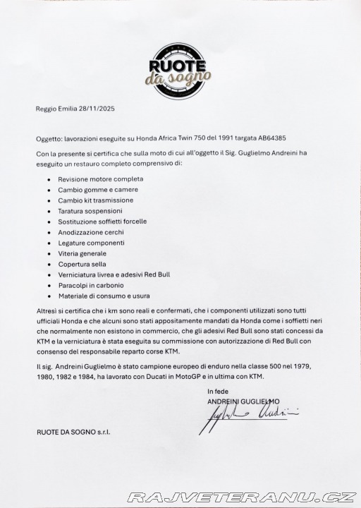 Honda XRV AFRICA TWIN XRV 750 1991