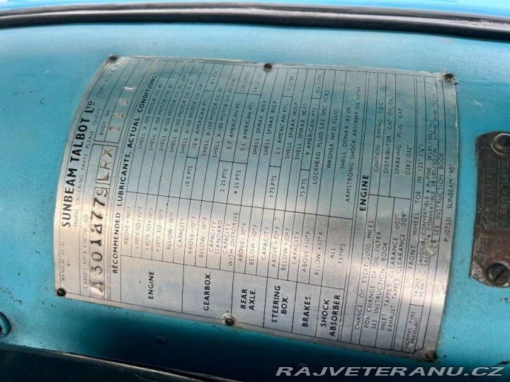 Sunbeam Alpine Roadster 1953