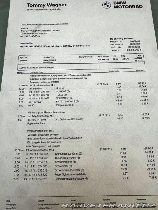 BMW R 100 RS, TOP stav 1979
