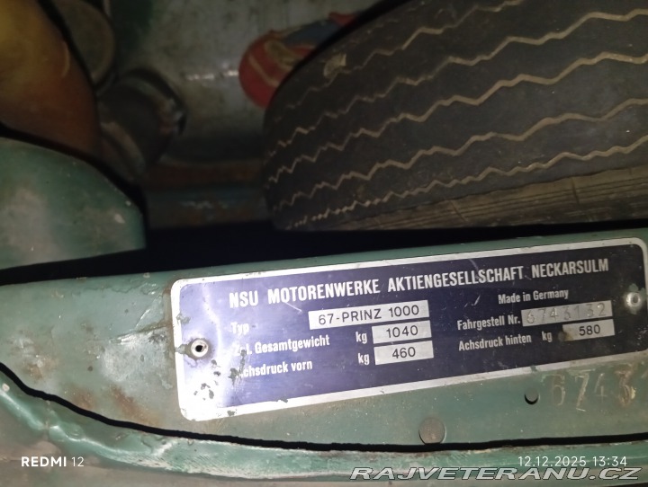 NSU Prinz 67-PRINZ 1000 1965