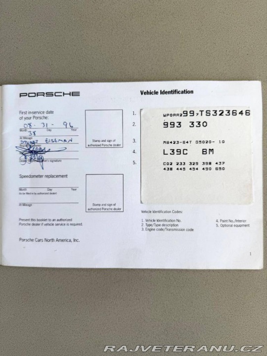 Porsche 911 Carrera 1996