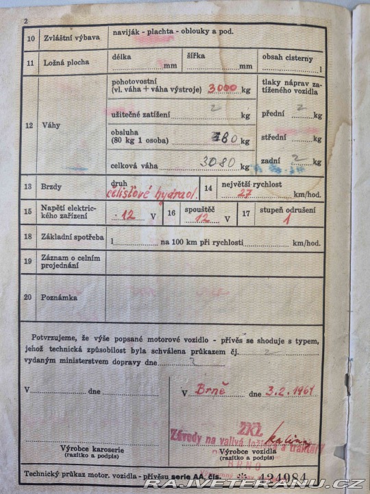Zetor Ostatní modely 4011 1961