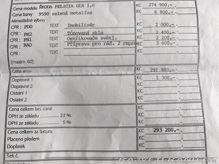 Škoda Felicia  1996