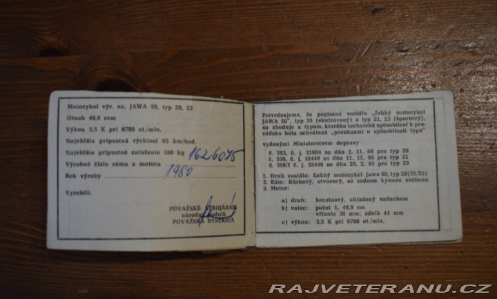 Jawa 50 20 1980