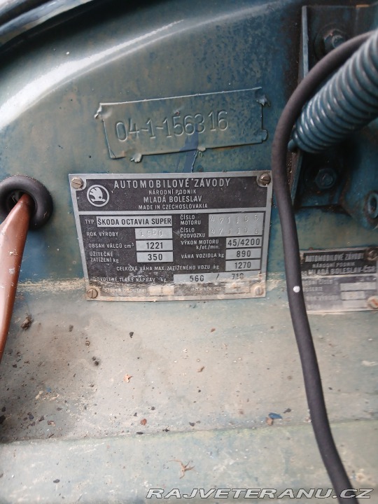 Škoda Octavia Special 1960