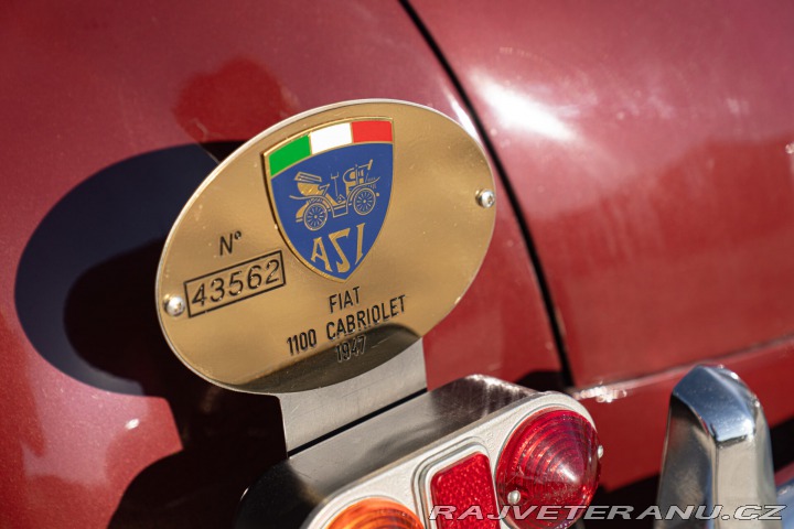 Fiat 1100 CABRIOLET CARROZZERIE SPECIALI 1947