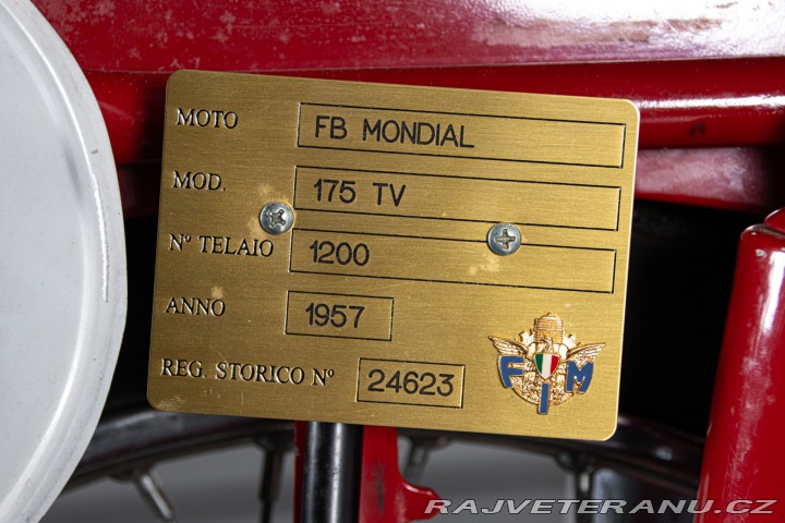 Ostatní značky Ostatní modely FB Mondial 175 TV 1956