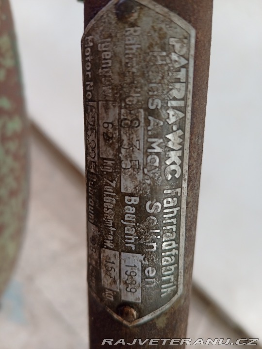 Ostatní značky Ostatní modely Patria Sachs 1939