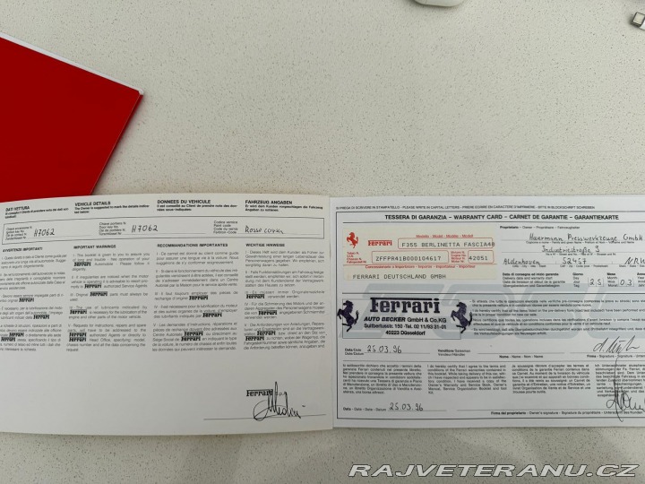 Ferrari 355 F355 Berlinetta 1996