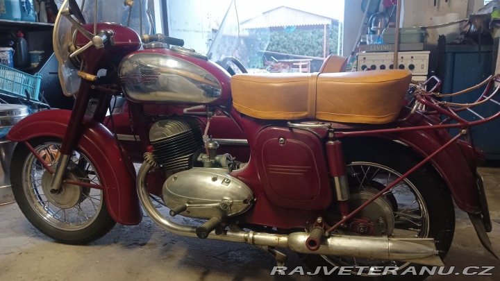 Jawa 350 354  velorex 1958