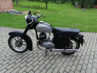 ČZ 125 453 deluxe 1956