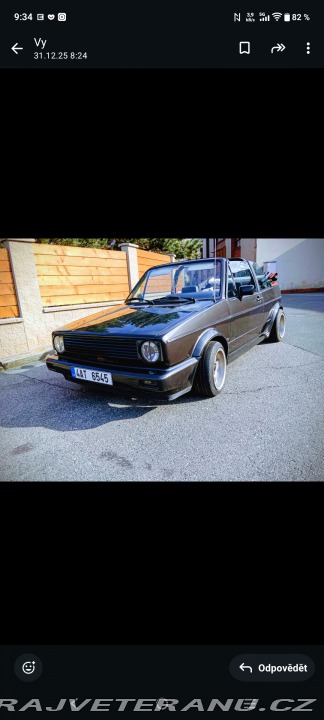 Volkswagen Golf MK1 CABRIO karmann 1989