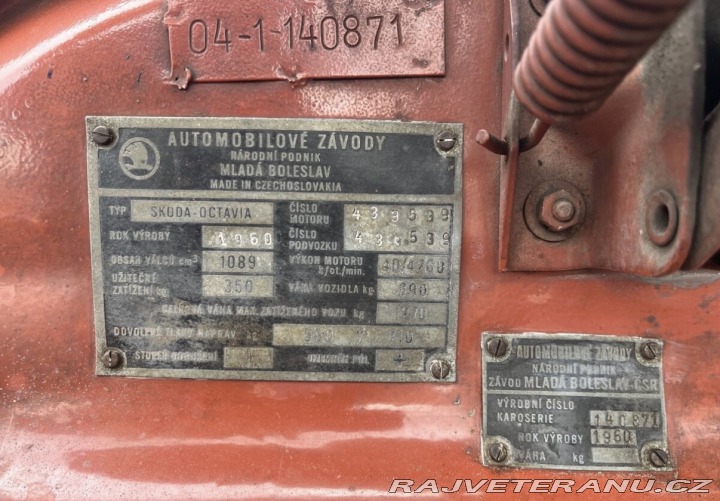 Škoda Octavia 985 1960