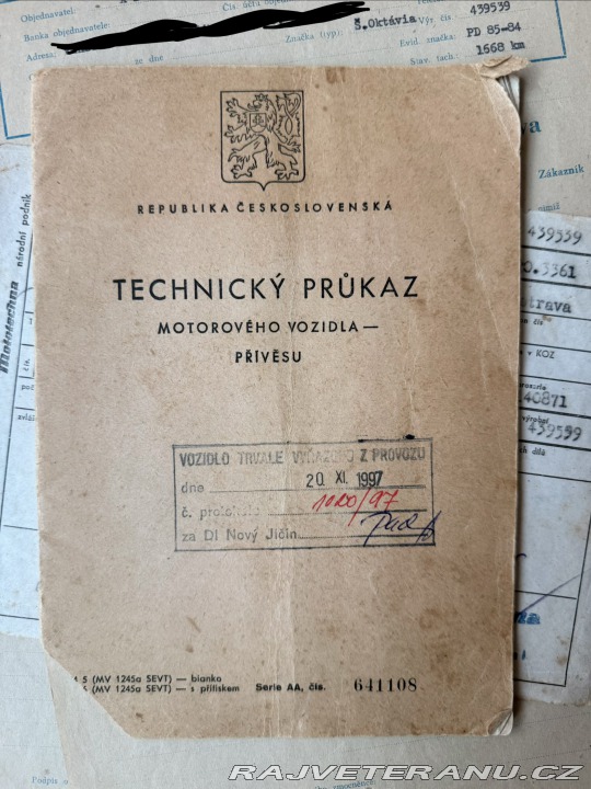 Škoda Octavia 985 1960