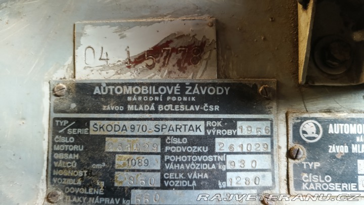 Škoda 440 Spartak  1956