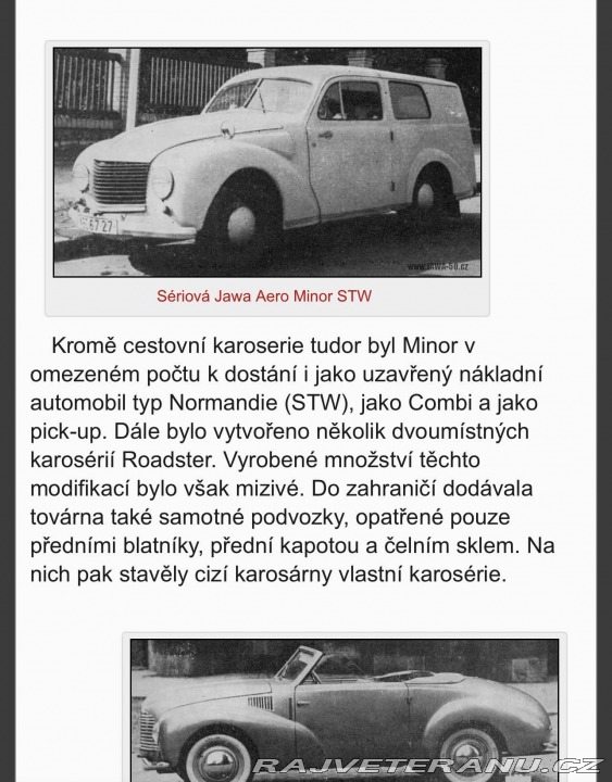 Aero Minor Combi 1948