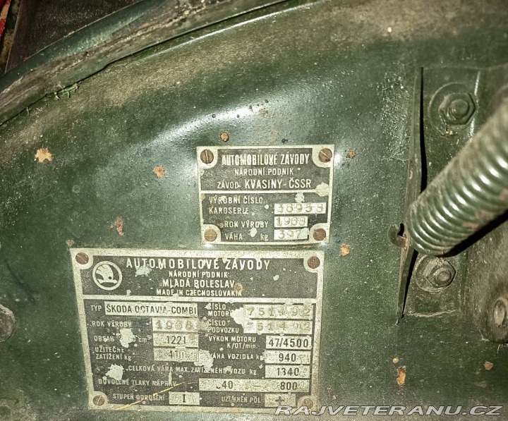 Škoda Octavia 704 1968