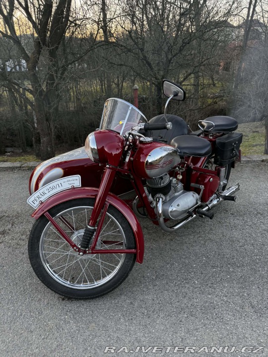 Jawa 250 Perak sidecar TUMA 1951