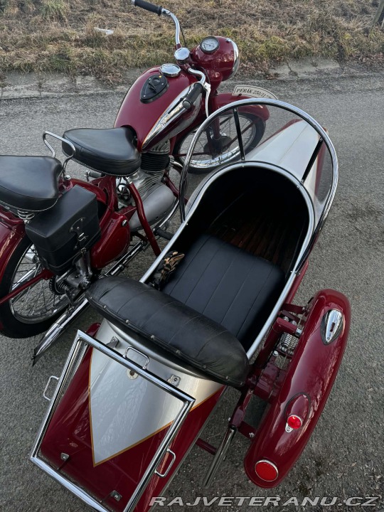 Jawa 250 Perak sidecar TUMA 1951