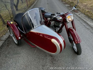 Jawa 250 Perak sidecar TUMA 1951