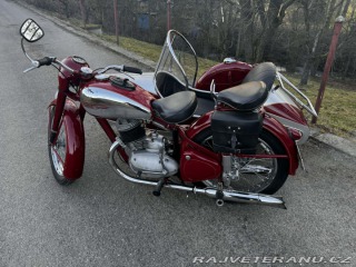 Jawa 250 Perak sidecar TUMA 1951