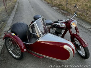 Jawa 250 Perak sidecar TUMA 1951