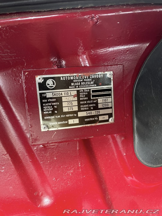 Škoda 110 L 1976