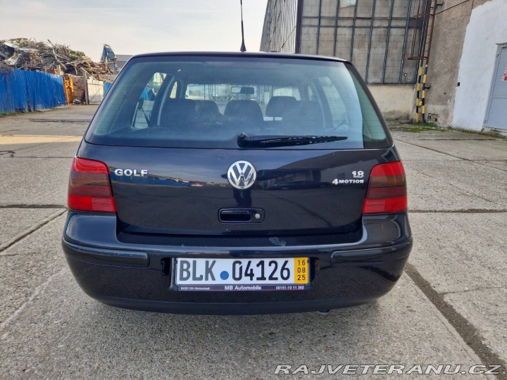 Volkswagen Golf IV 1.8 benzín 4-motion 1999