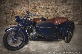 Praga BD 500 + sajdkár 1930