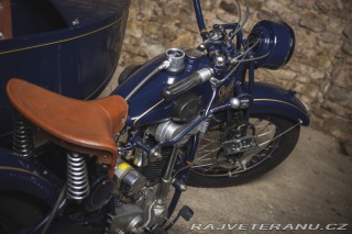 Praga BD 500 + sajdkár 1930