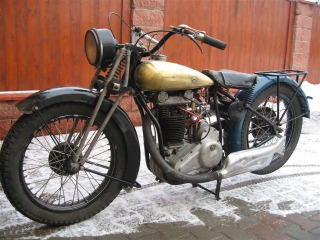 Praga BD 500 + sajdkár 1930