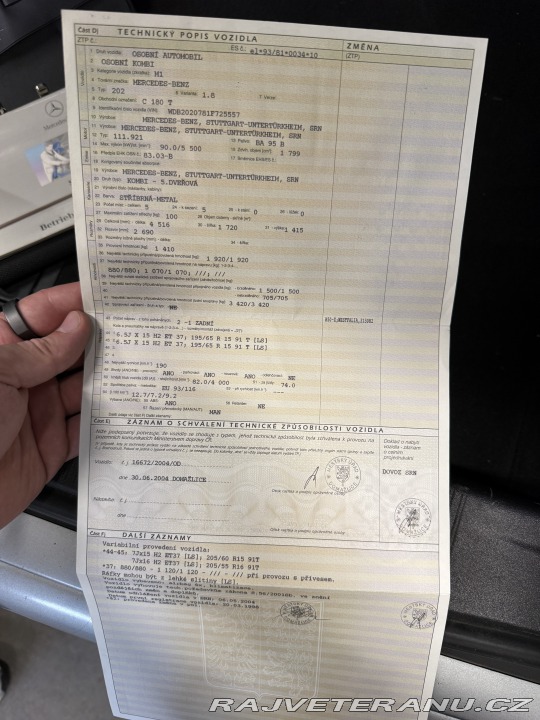 Mercedes-Benz 180 W20-S202(kombi)/	C180T 1998