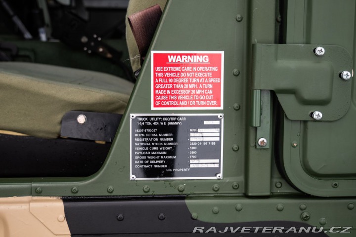 Ostatní značky Ostatní modely Hummer H1 Parkovací kamera 1991