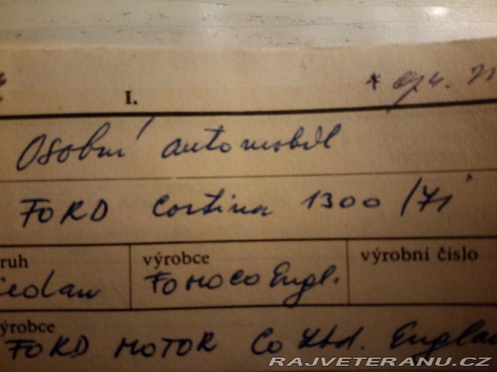 Ford Cortina MK3 1971