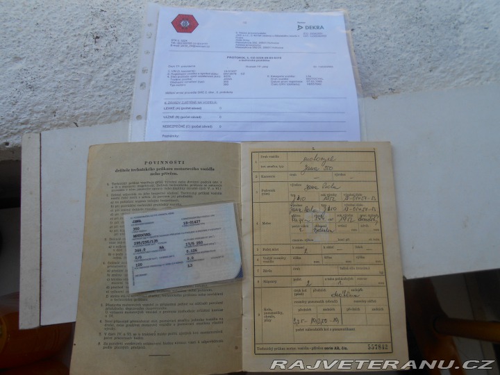 Jawa 350 18 pérák 1952