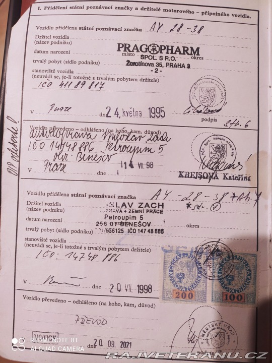 Volkswagen T4 dodávka skř long vyvýšená 1993