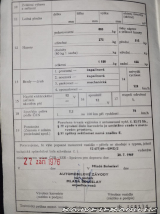 Škoda 100 722 1976