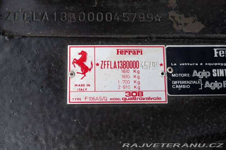 Ostatní značky Ostatní modely Ferr 308 GTSi QV 1983